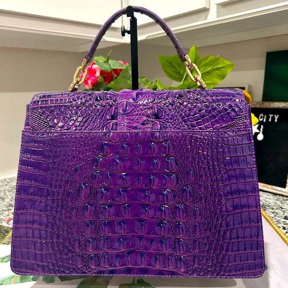 Brahmin Royal Purple Hallie - Picture 4 of 16